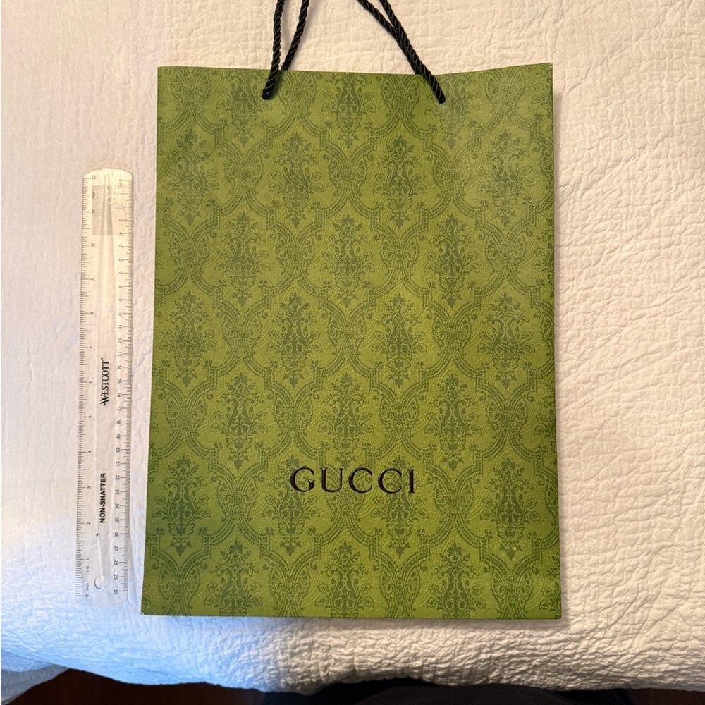 Gucci Olive Green Patterned Bag